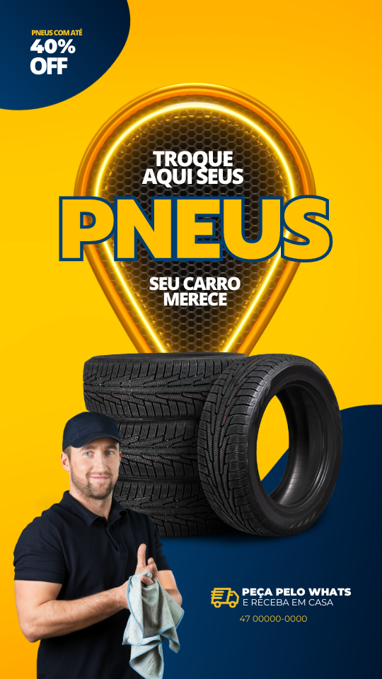 Post - story - Oferta de pneus - Oficina